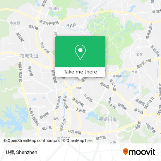 U裤 map