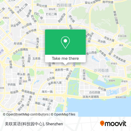 美联英语(科技园中心) map