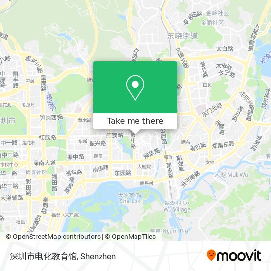 深圳市电化教育馆 map