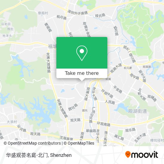 华盛观荟名庭-北门 map