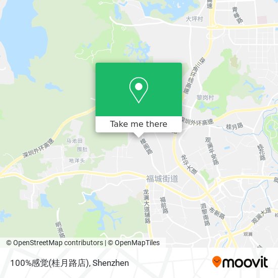 100%感觉(桂月路店) map