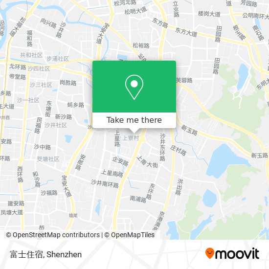 富士住宿 map