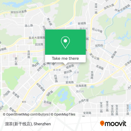 溜茶(新干线店) map