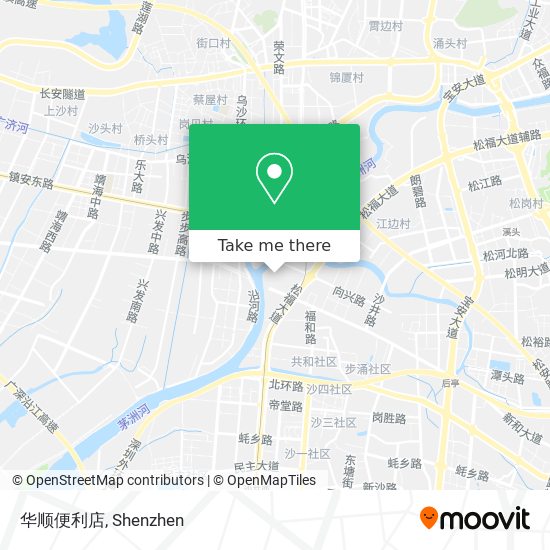 华顺便利店 map