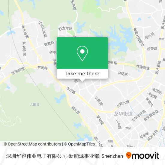 深圳华容伟业电子有限公司-新能源事业部 map