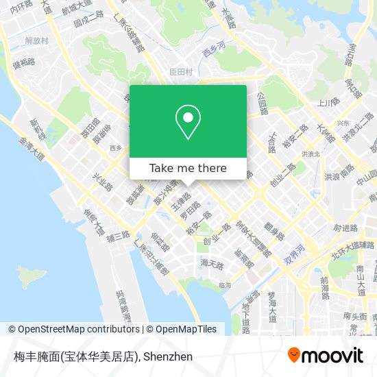 梅丰腌面(宝体华美居店) map
