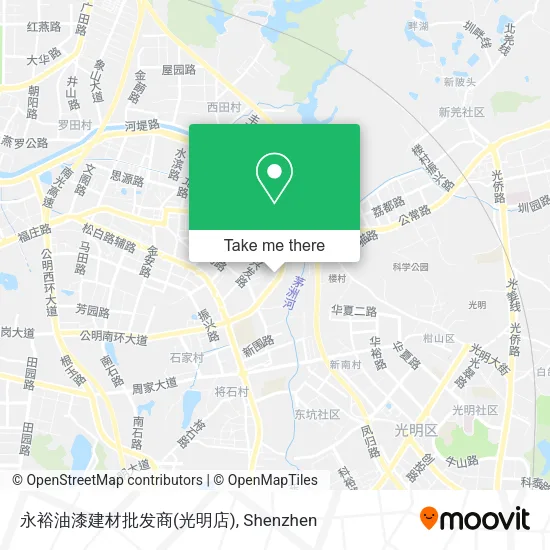 永裕油漆建材批发商(光明店) map