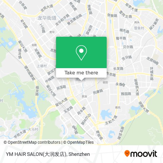 YM HAIR SALON(大润发店) map