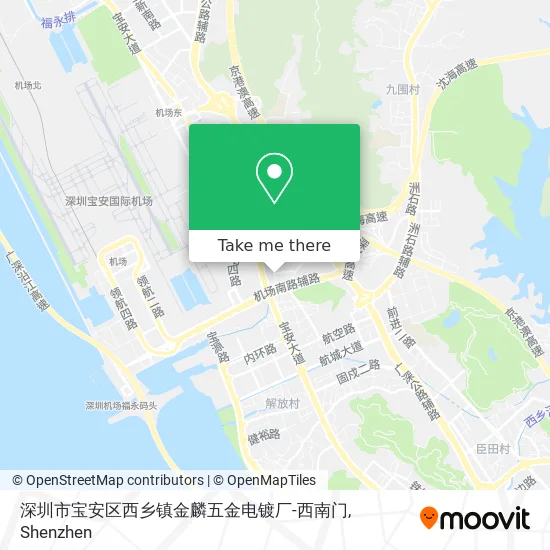深圳市宝安区西乡镇金麟五金电镀厂-西南门 map
