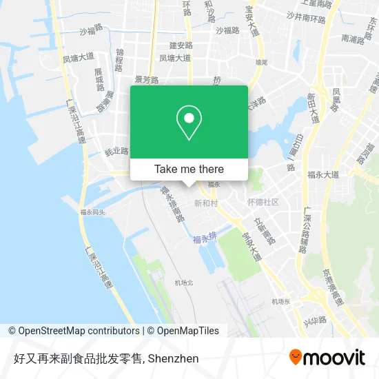 好又再来副食品批发零售 map