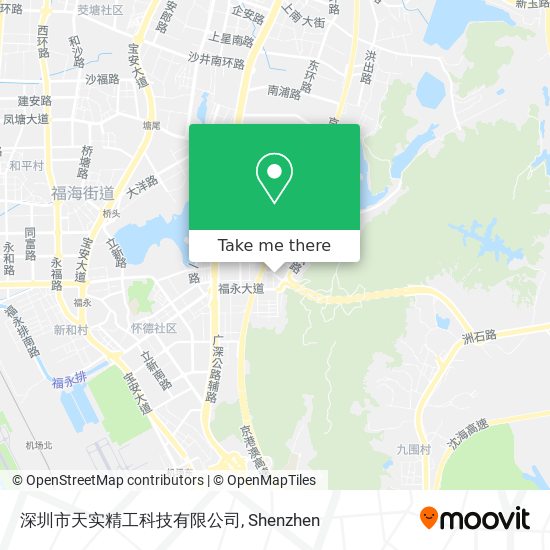 深圳市天实精工科技有限公司 map