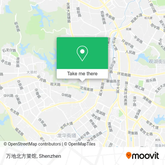 万地北方菜馆 map