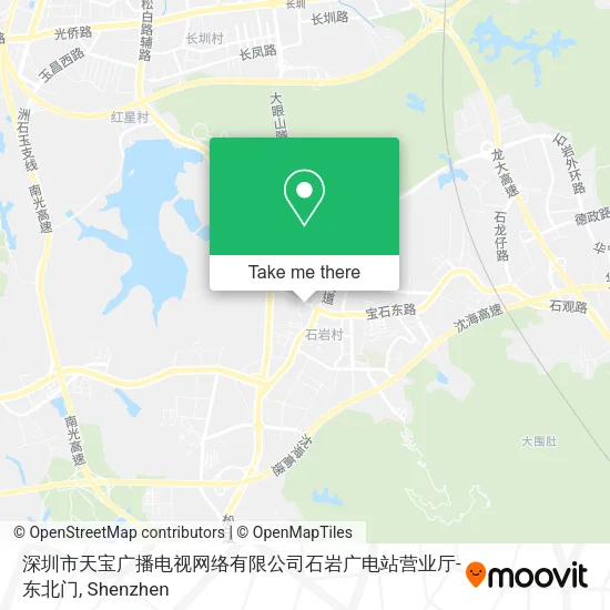 深圳市天宝广播电视网络有限公司石岩广电站营业厅-东北门 map