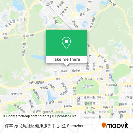 停车场(龙尾社区健康服务中心北) map