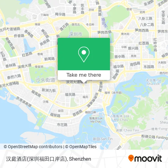 汉庭酒店(深圳福田口岸店) map