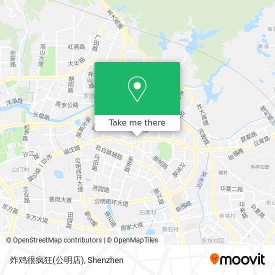 炸鸡很疯狂(公明店) map