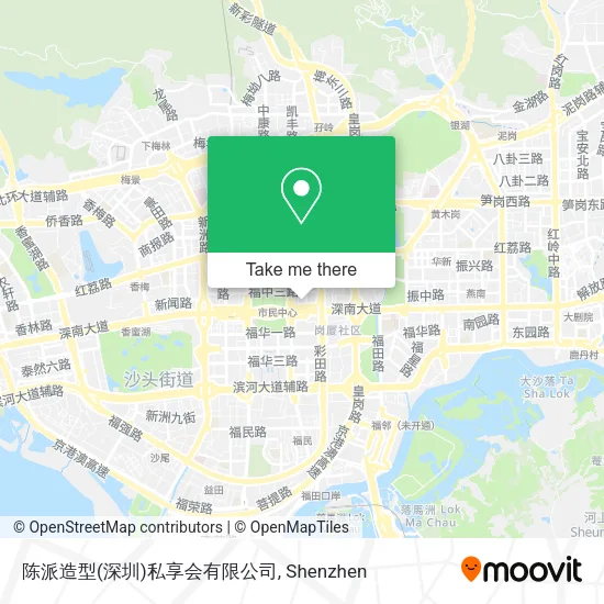 陈派造型(深圳)私享会有限公司 map