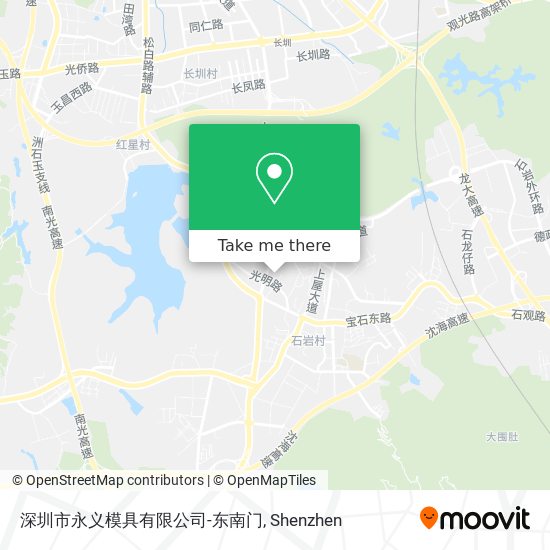 深圳市永义模具有限公司-东南门 map