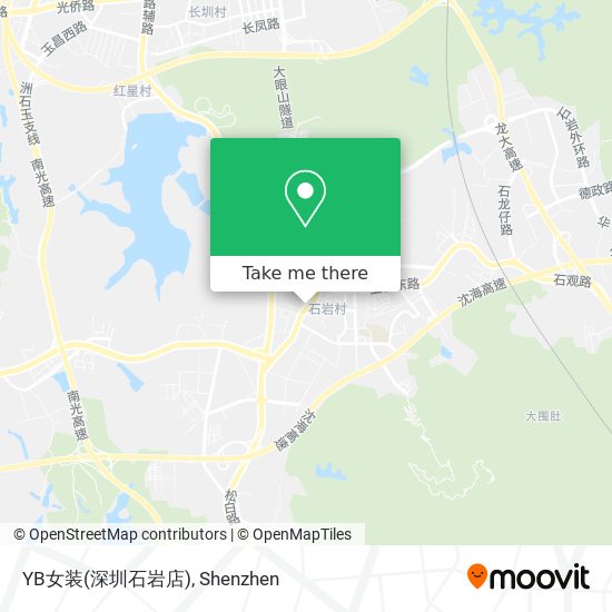 YB女装(深圳石岩店) map