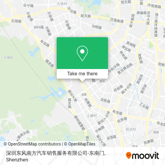 深圳东风南方汽车销售服务有限公司-东南门 map