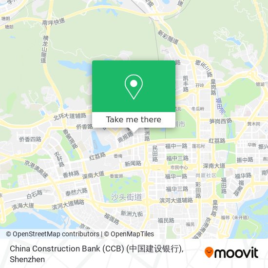 China Construction Bank (CCB) (中国建设银行) map