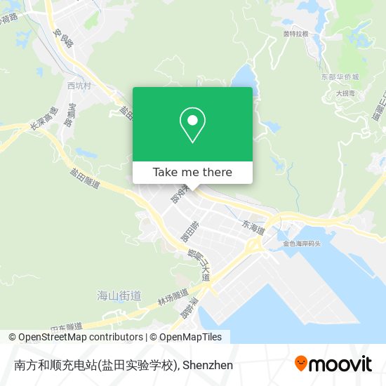 南方和顺充电站(盐田实验学校) map