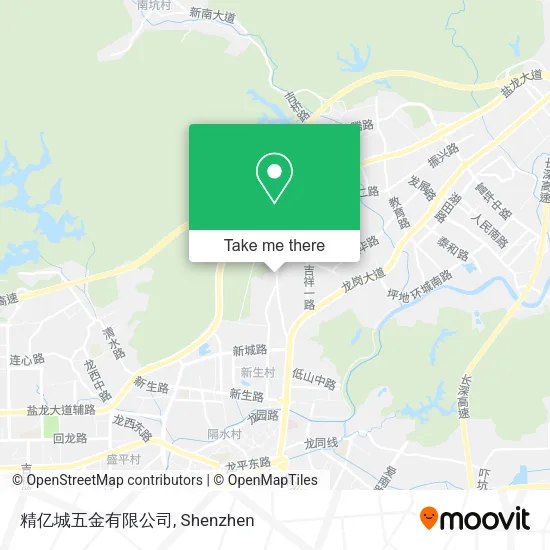 精亿城五金有限公司 map