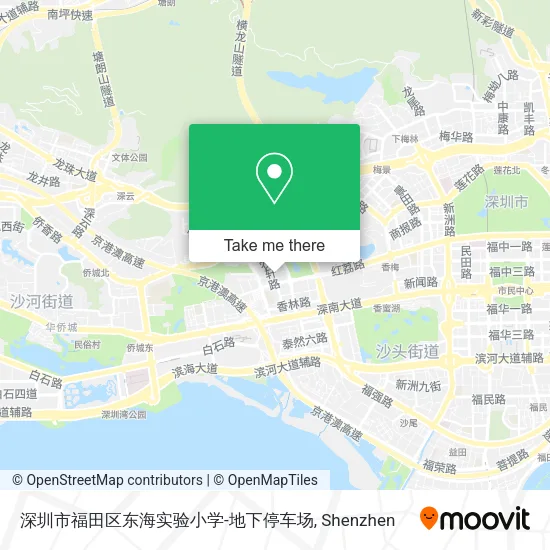 深圳市福田区东海实验小学-地下停车场 map