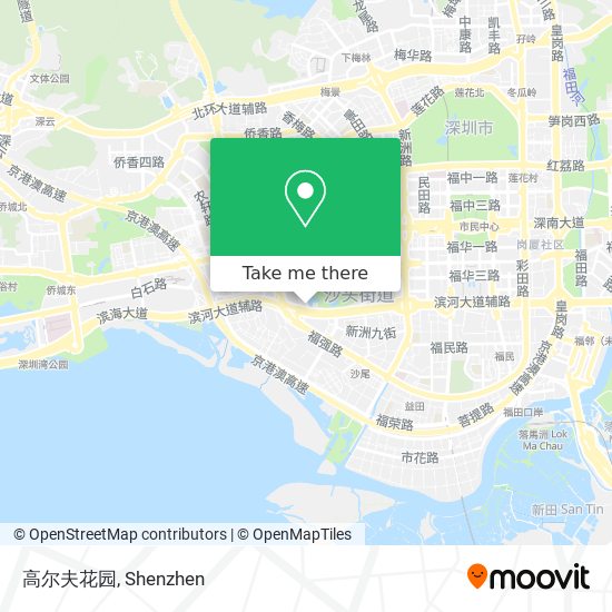 高尔夫花园 map