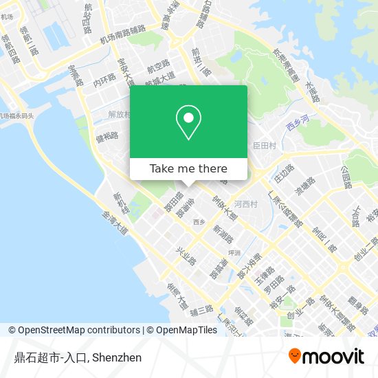 鼎石超市-入口 map