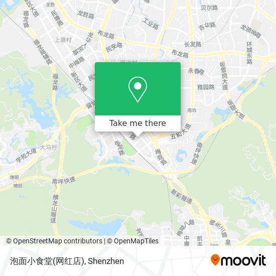 泡面小食堂(网红店) map