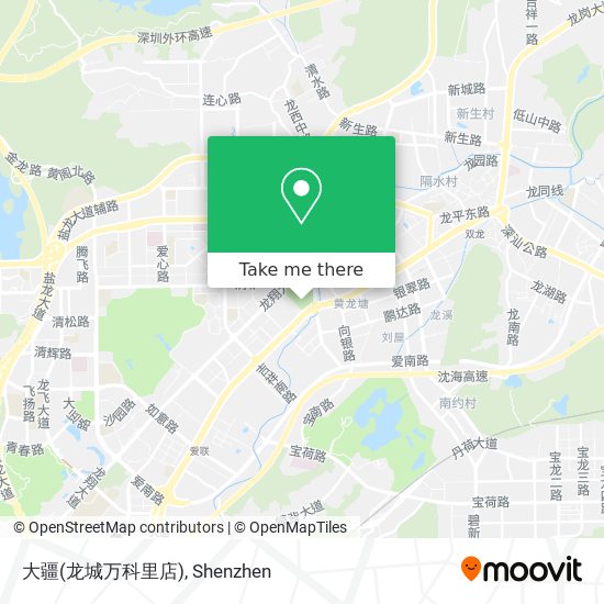 大疆(龙城万科里店) map