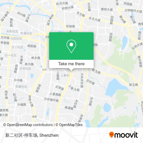 新二社区-停车场 map