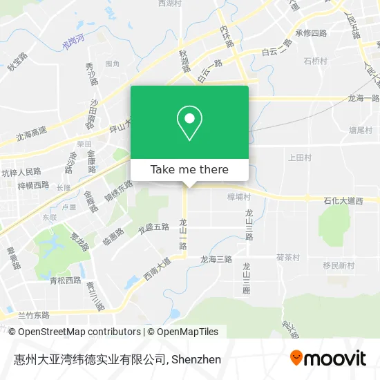惠州大亚湾纬德实业有限公司 map