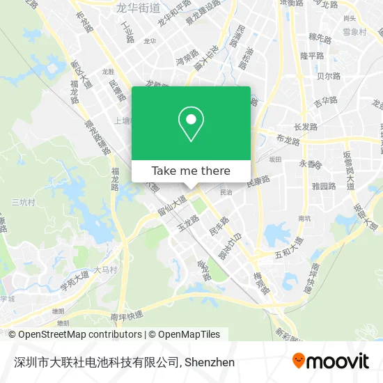 深圳市大联社电池科技有限公司 map