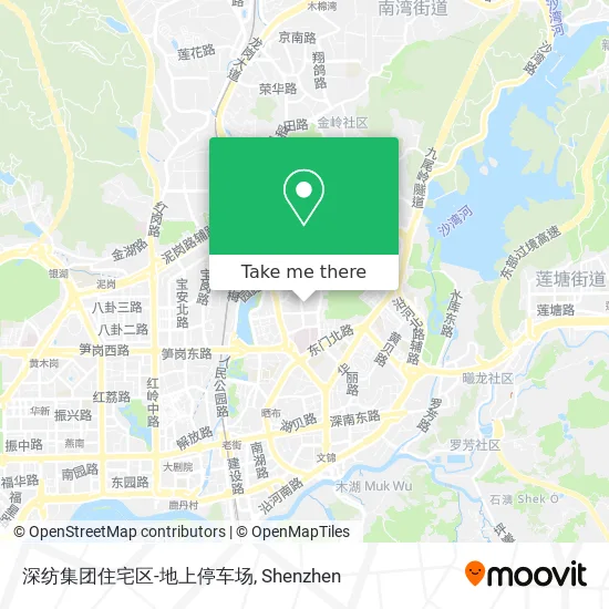 深纺集团住宅区-地上停车场 map