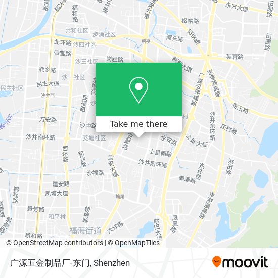 广源五金制品厂-东门 map