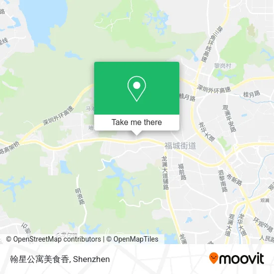 翰星公寓美食香 map