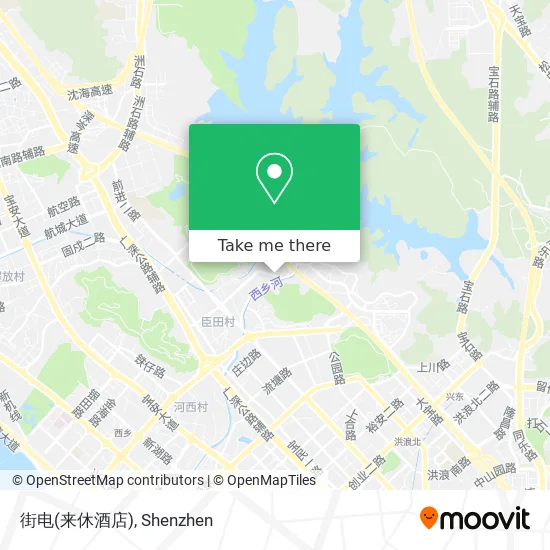 街电(来休酒店) map