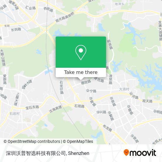 深圳沃普智选科技有限公司 map