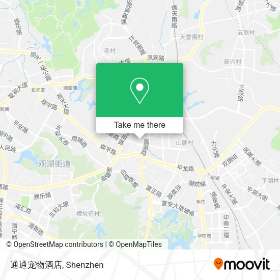 通通宠物酒店 map