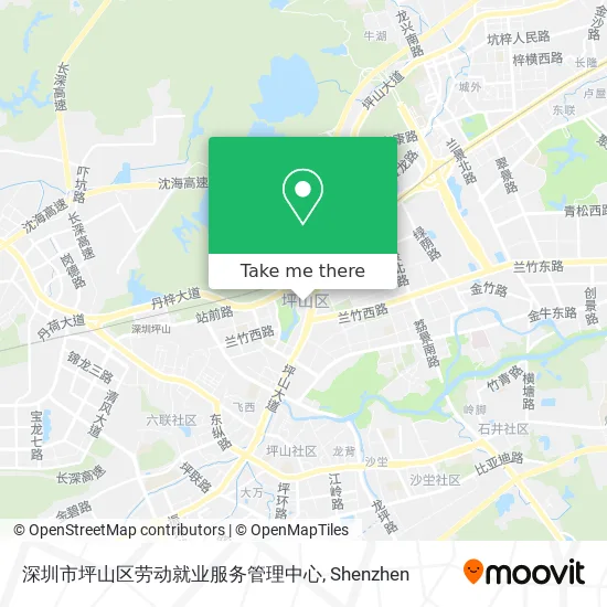 深圳市坪山区劳动就业服务管理中心 map