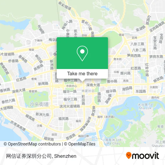 网信证券深圳分公司 map