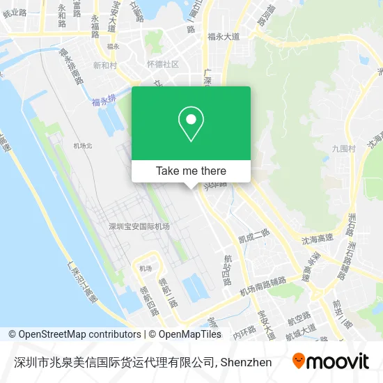 深圳市兆泉美信国际货运代理有限公司 map