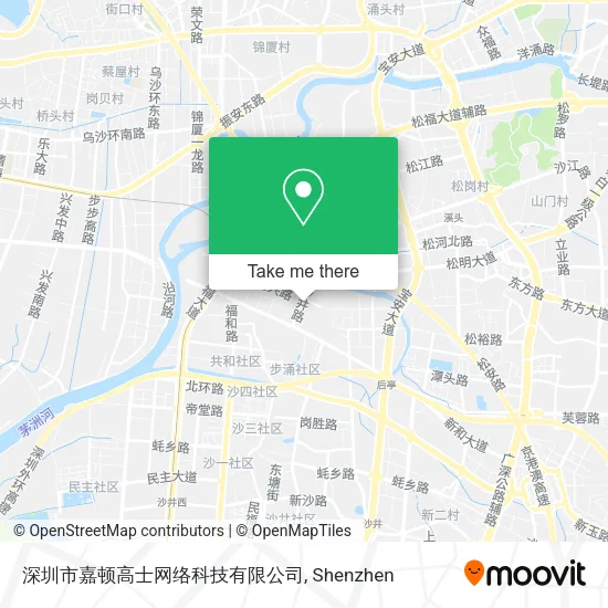 深圳市嘉顿高士网络科技有限公司 map