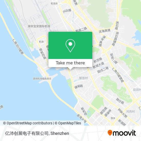 亿沛创展电子有限公司 map