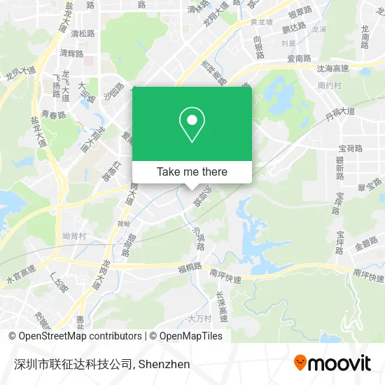深圳市联征达科技公司 map