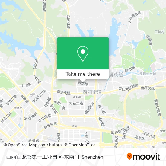 西丽官龙邨第一工业园区-东南门 map