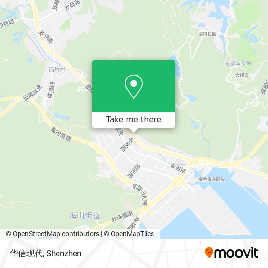 华信现代 map