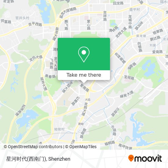 星河时代(西南门) map